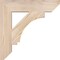 Ekena Millwork Imperial Slat Smooth Bracket, Douglas Fir, 3 1/2"W x 18"D x 18"H BKT04X18X18IMP06SDF - alternate 2